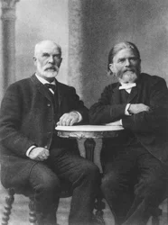 Cato Guldberg ja Peter Waage